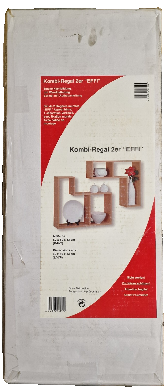 Kombi-Regal 2er "EFFI", 62x50x13